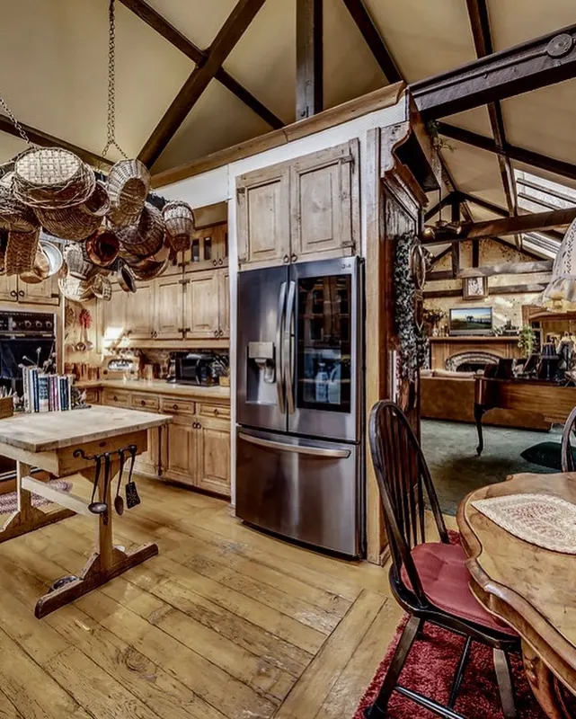 The kitchen at The Enchanted Manor